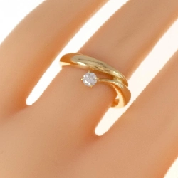 Nhẫn kim cương K18YG 0.14CT 670739