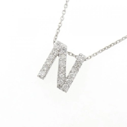 K18WG Chữ cái N Dây chuyền kim cương 0.36CT - Hàng hiệu Chính hãng 856916