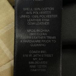 【Mã giảm giá】Áo khoác trench COACH 642681