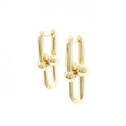 Bông tai lớn liên kết Tiffany Hardware - Hàng hiệu Authentic 844143