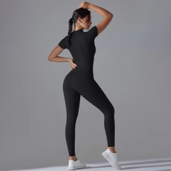 Đồ tập thể thao cao cấp co & giãn thoáng khí tập Yoga, Zumba, Gym (Size M) - Màu đen 334179