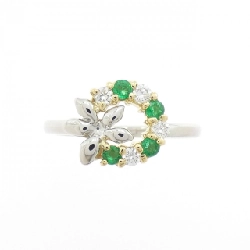 Nhẫn Emerald PT900/K18YG 0.15CT - Hàng hiệu Authentic 849713