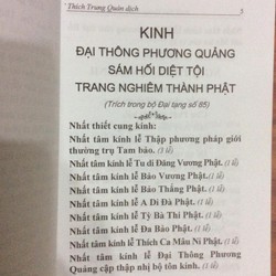 Kinh Đại Thông Phương Quảng Sám Hối Diệt Tội Trang Nghiêm Thành Phật + Tam Quy Ngũ Giới 161017