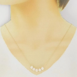 K18YG Ngọc trai Akoya Dây chuyền 6.7mm - Hàng hiệu Chính hãng 856511