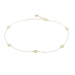 K18YG Vòng tay kim cương 0.21CT - Hàng hiệu Chính hãng 874152