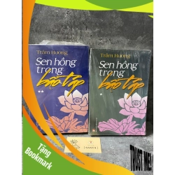(TẶNG BOOKMARK) Sen hồng trong bão tâp (bộ 2 tập)- Trầm Hương- sách lưu kho chưa qua sd,độ mới 95% Sách văn học RBK0302