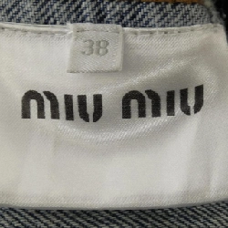 MIU MIU GWB063 1VZS Áo khoác denim - Hàng hiệu Authentic 821610