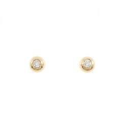 K18YG Bông tai Kim cương 0.10CT - Hàng hiệu Chính hãng