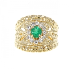 Nhẫn Emerald K18YG 0.26CT - Hàng hiệu Chính hãng 852350