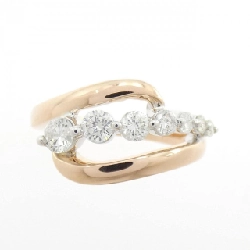 Nhẫn kim cương K18PG/K18WG 0.50CT 666186