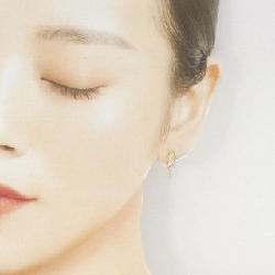 K18YG Bông tai kim cương 0.028CT - Hàng hiệu Chính hãng 866219