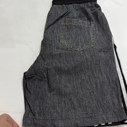 Quần sort ngố màu lông chuột phối sọc 741014