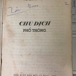 CHU DỊCH PHỔ THÔNG - NGUYỄN DUY HINH 519605