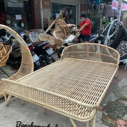 Giường mây tự nhiên phòng ngủ 448015