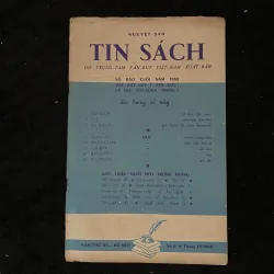 nguyệt san Tin Sách, số đặc biệt (Số 6 - Tháng 12/1962), do Trung tâm Văn bút Việt Nam