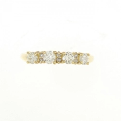 Nhẫn kim cương K18YG 0.28CT 671715