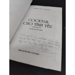 Cocktail cho tình yêu mới 80% bẩn bìa, ố, tróc gáy 2008 HCM2811 Trần Thu Trang VĂN HỌC 470946