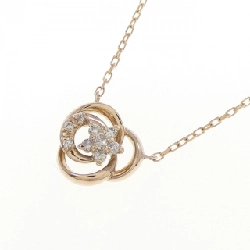 K18PG Mặt trăng × Ngôi sao Dây chuyền kim cương 0.06CT - Hàng hiệu Chính hãng 860530