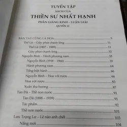 Tuyển tập Thiền sư Nhất Hạnh: Phần giảng kinh - Luận giải.( Bìa Cứng)  703739