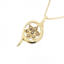 K18YG Hoa Kim Cương Dây Chuyền 0.25CT - Hàng hiệu Chính hãng 862107