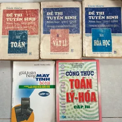 Giới thiệu đề thi tuyển sinh Toán Lý Hoá (5 cuốn)