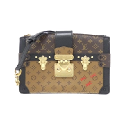 Túi xách đeo vai Louis Vuitton Monogram Reverse Trunk Clutch M43596 - Hàng hiệu Authentic