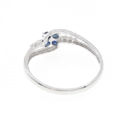 Nhẫn Sapphire Hoa K10WG - Hàng hiệu Chính hãng 852844