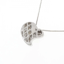 K18WG Dây chuyền kim cương hình trái tim 0.50CT - Hàng hiệu Chính hãng 861395