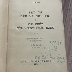 TẤT CẢ ĐỀU LÀ CON TÔI- CÁI CHẾT CỦA NGƯỜI CHÀO HÀNG -  Arthur Miller 687942