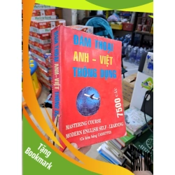 (TẶNG BOOKMARK) Đàm Thoại Anh - Việt Thông Dụng 7500 Câu - 1994 mới 80% ố - HỌC NGOẠI NGỮ - RBK3012