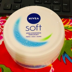 Kem dưỡng ẩm Nivea Soft 300ml Vitamin E và tình dầu hạt Jojoba tự nhiên, hàng xách tay Đức 457900