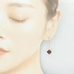 K18YG Garnet Bông tai - Hàng hiệu Chính hãng 869801