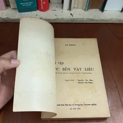II Sách Xưa: Bài Tập Sức Bền Vật Liệu (Trung Học Chuyên Nghiệp) - G.M. IXCÔVIT - 1978 647206