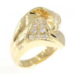 Nhẫn kim cương K18YG 0.31CT