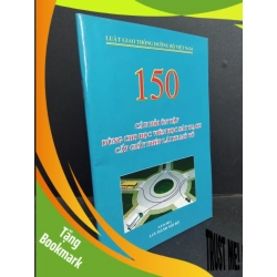 (TẶNG BOOKMARK) 150 câu hỏi ôn tập dùng cho học viên học sát hạch cấp giấy phép lái xe mô tô mới 80% bẩn có viết vào sách 2013 RBK1001 GIÁO TRÌNH, CHUYÊN MÔN