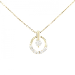 K18YG Dây chuyền kim cương 0.40CT - Hàng hiệu Chính hãng