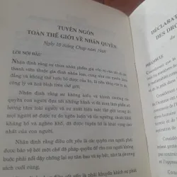 QUYỀN CON NGƯỜI, các văn kiện quan trọng (song ngữ Việt- Anh, Việt-Pháp) 780206