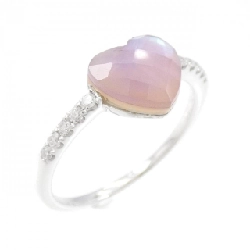 Nhẫn đá màu hình trái tim K18WG