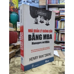 Nhà quản lý không cần bằng MBA - Henry Mintzberg