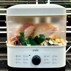 Nồi hấp UNIE UE560 dung tích lớn 18L, 3 tầng hấp, 12 tính năng tiện lợi 798249