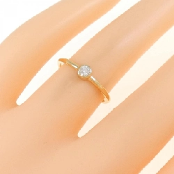 Nhẫn kim cương K18YG 0.10CT - Hàng hiệu chính hãng 860496