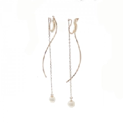 Bông tai ngọc trai nước ngọt 4゜C 5mm 665874