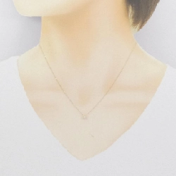 K18YG Solitaire Dây chuyền kim cương 0.10CT - Hàng hiệu Chính hãng 862368