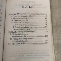 Phong tục và những điều kiêng kỵ 996936
