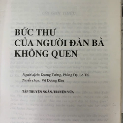 BỨC THƯ CỦA NGƯỜI ĐÀN BÀ KHÔNG QUEN - STEFAN ZWEIG 518009