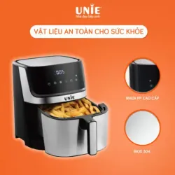 NỒI CHIÊN KHÔNG DẦU UNIE UE-600 – 6.5L • 8 CHẾ ĐỘ NẤU CHUYÊN SÂU • GIẢM 90% CHẤT BÉO 722788