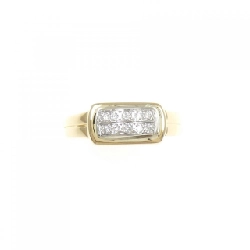 Nhẫn kim cương K18YG/PT900 666703