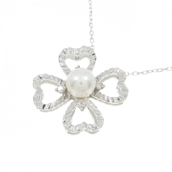 K18WG Ngọc trai Akoya Dây chuyền 6mm - Hàng hiệu Chính hãng 858111