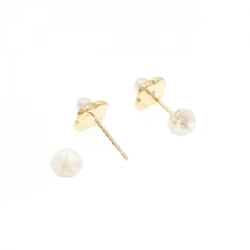 Bông tai ngọc trai Akoya 3mm K18YG - Hàng hiệu Authentic 875027