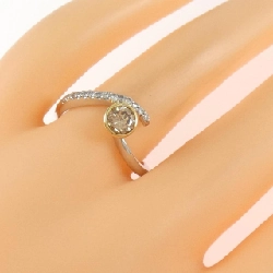 Nhẫn kim cương K18YG/PT900 0.484CT 667165